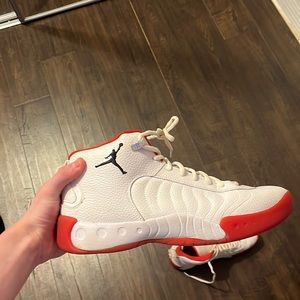 red and black jordan’s